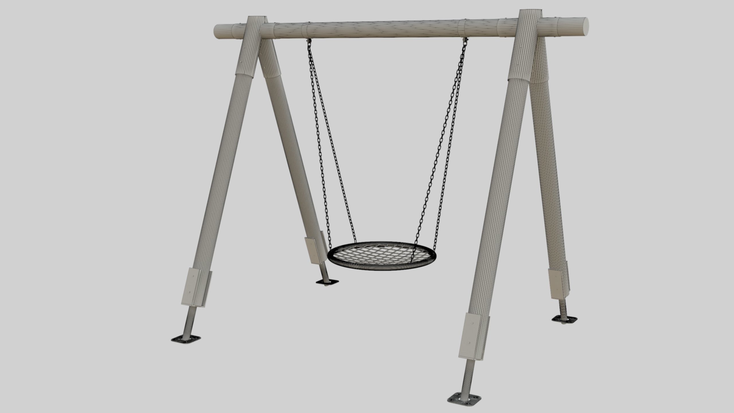 Playground Portal Swing - 01 3D model_42