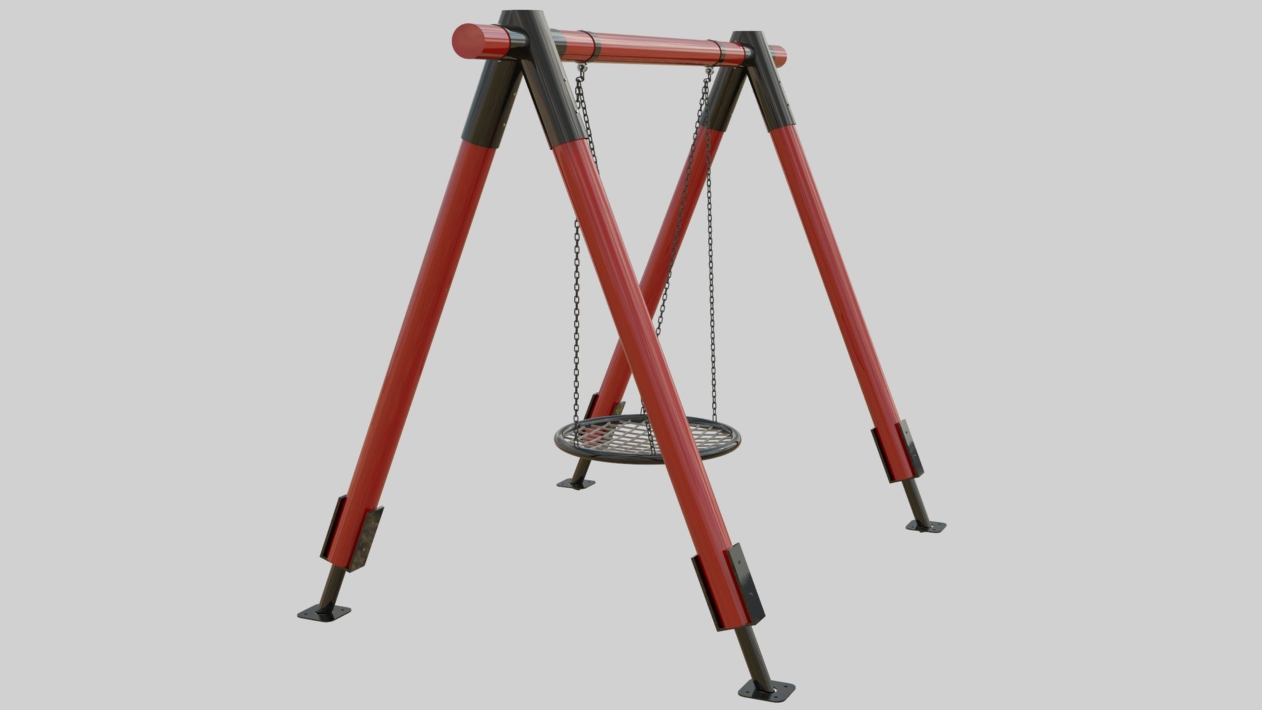 Playground Portal Swing - 01 3D model_15