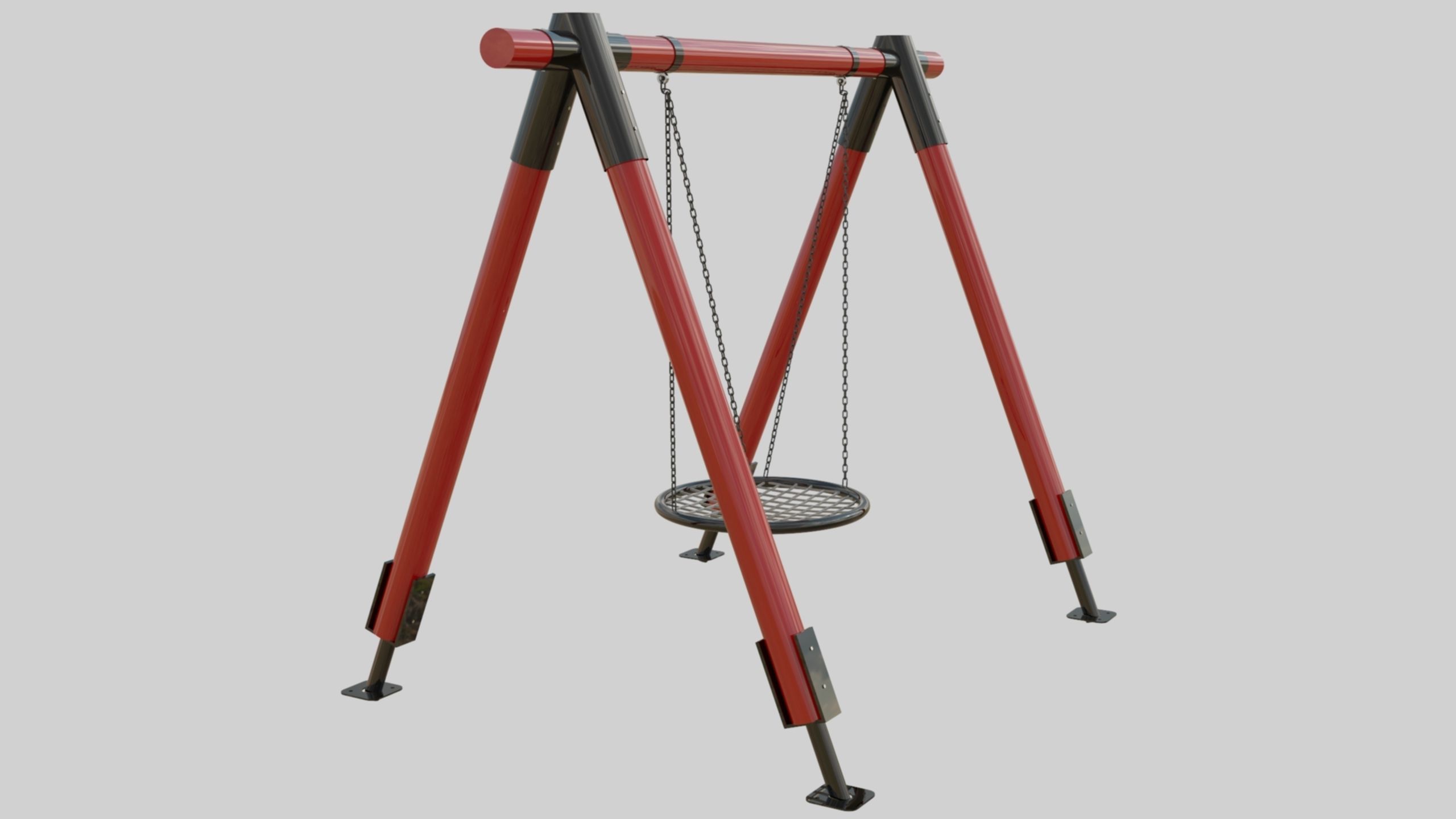 Playground Portal Swing - 01 3D model_8