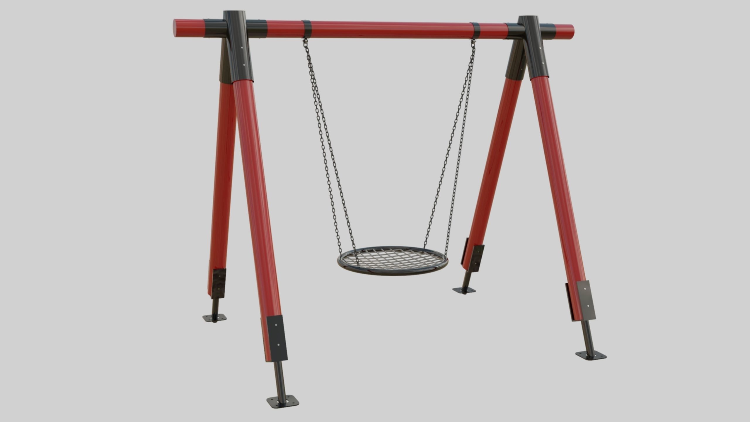 Playground Portal Swing - 01 3D model_25