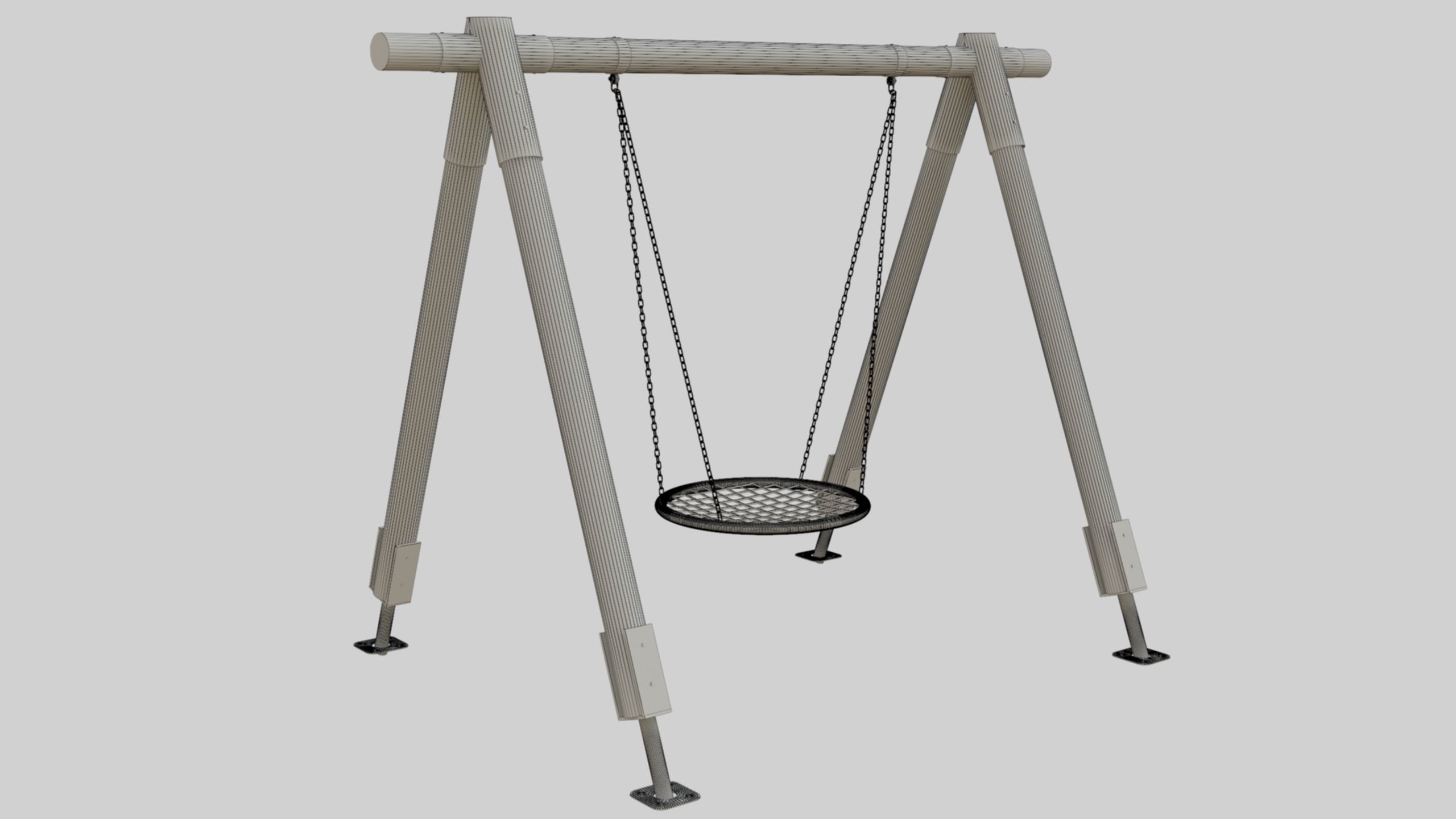 Playground Portal Swing - 01 3D model_24