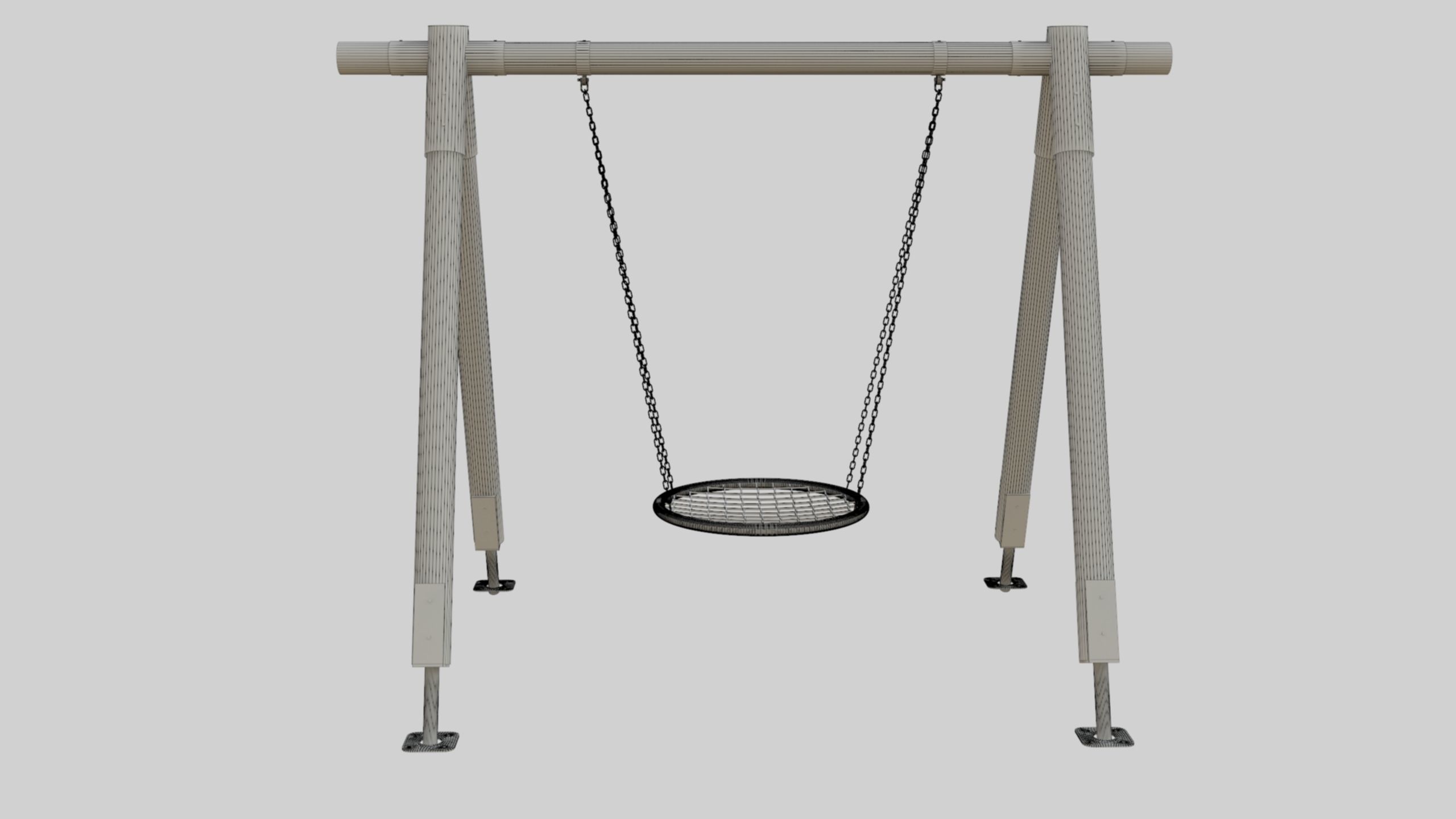 Playground Portal Swing - 01 3D model_43