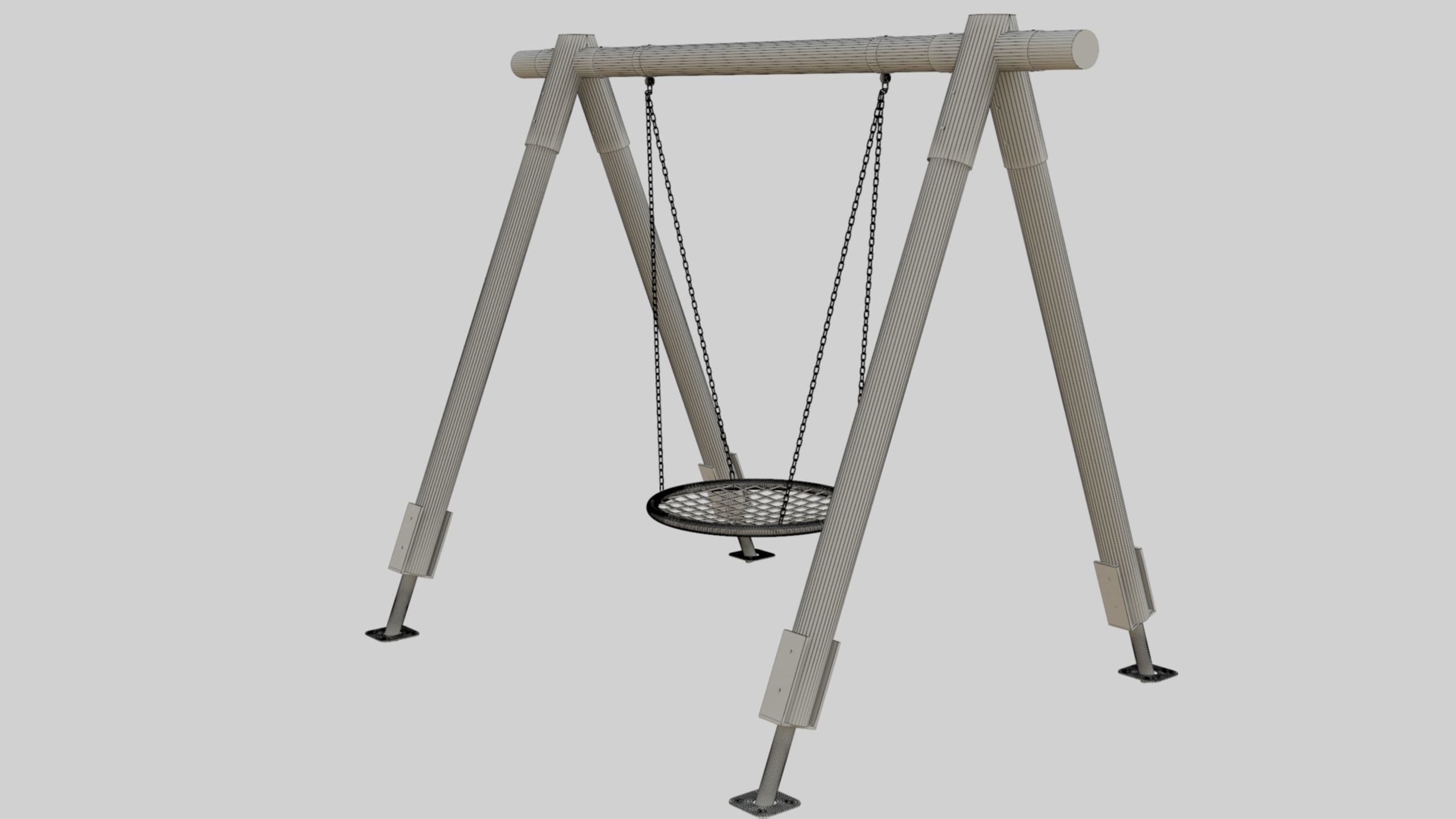 Playground Portal Swing - 01 3D model_44