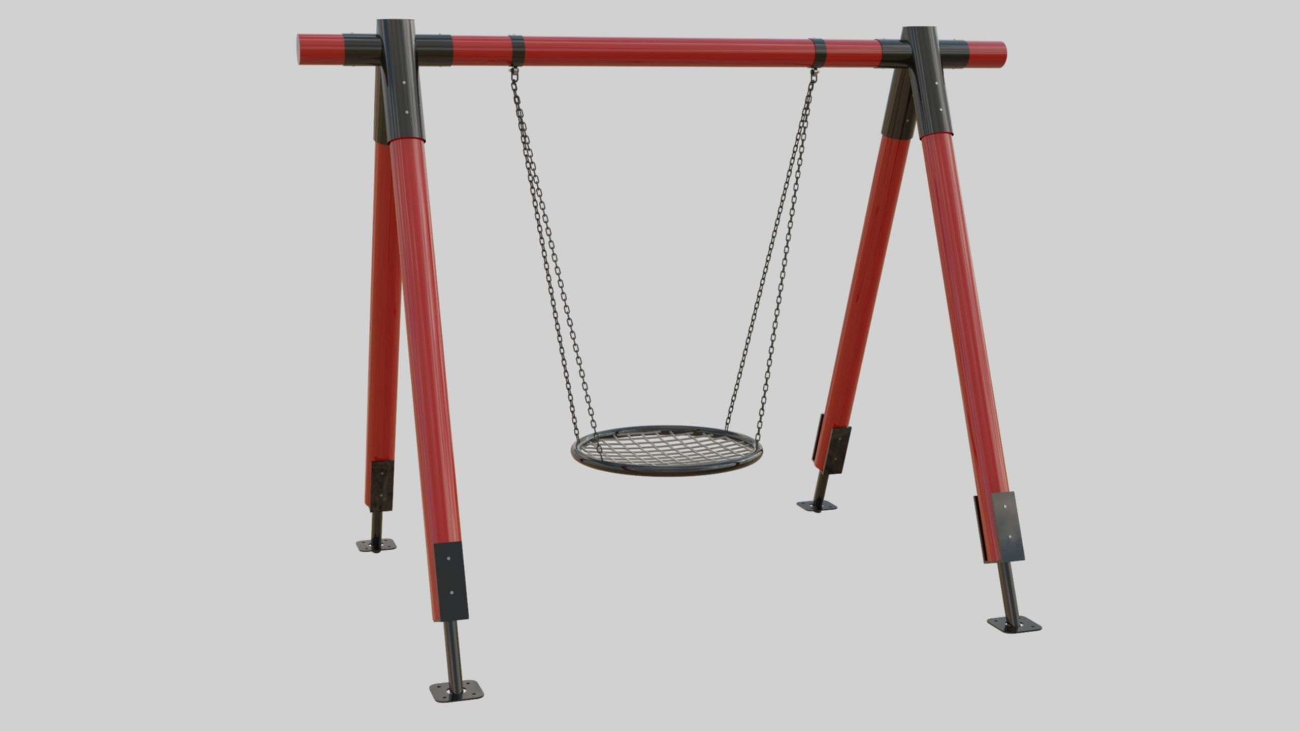 Playground Portal Swing - 01 3D model_18