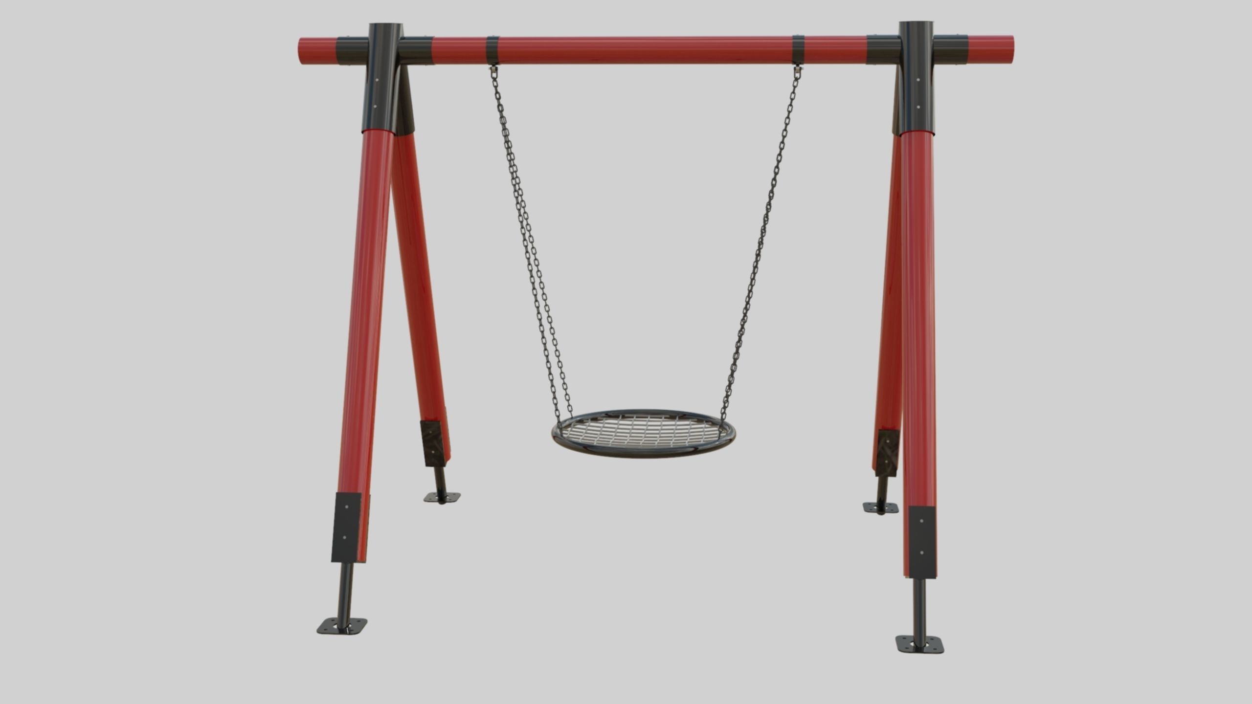 Playground Portal Swing - 01 3D model_13