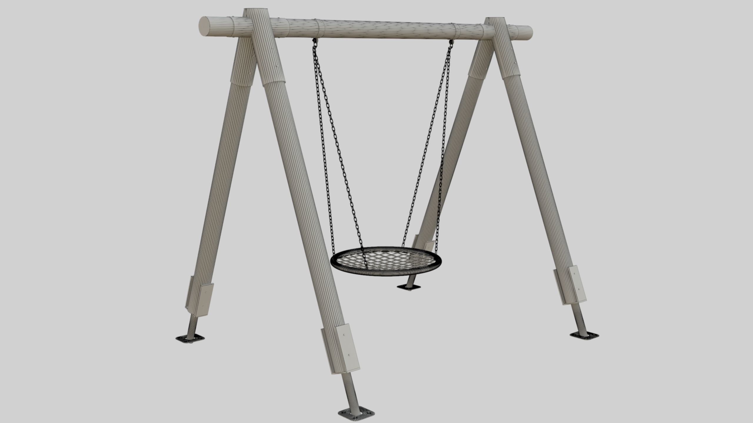 Playground Portal Swing - 01 3D model_32