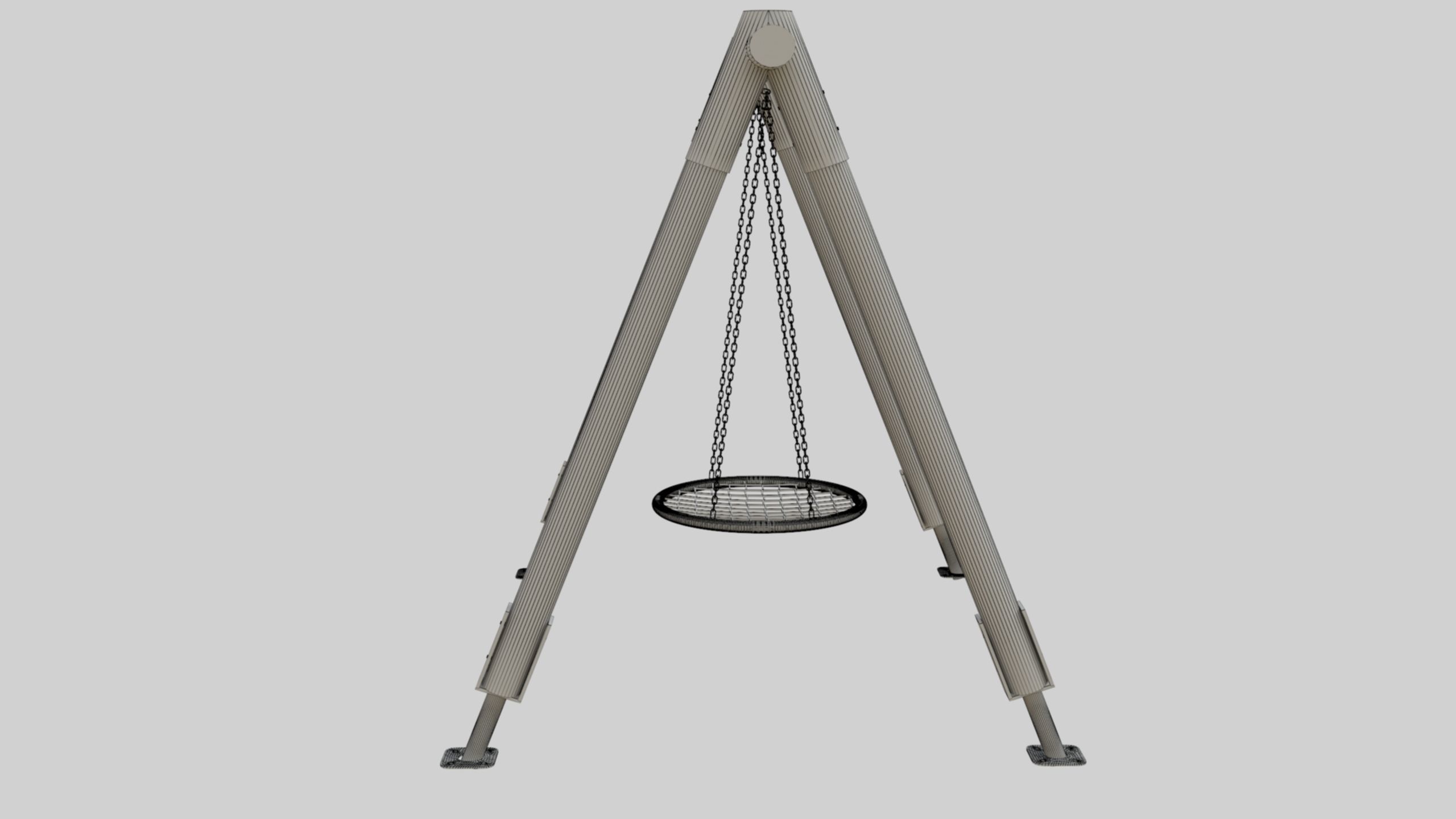 Playground Portal Swing - 01 3D model_30