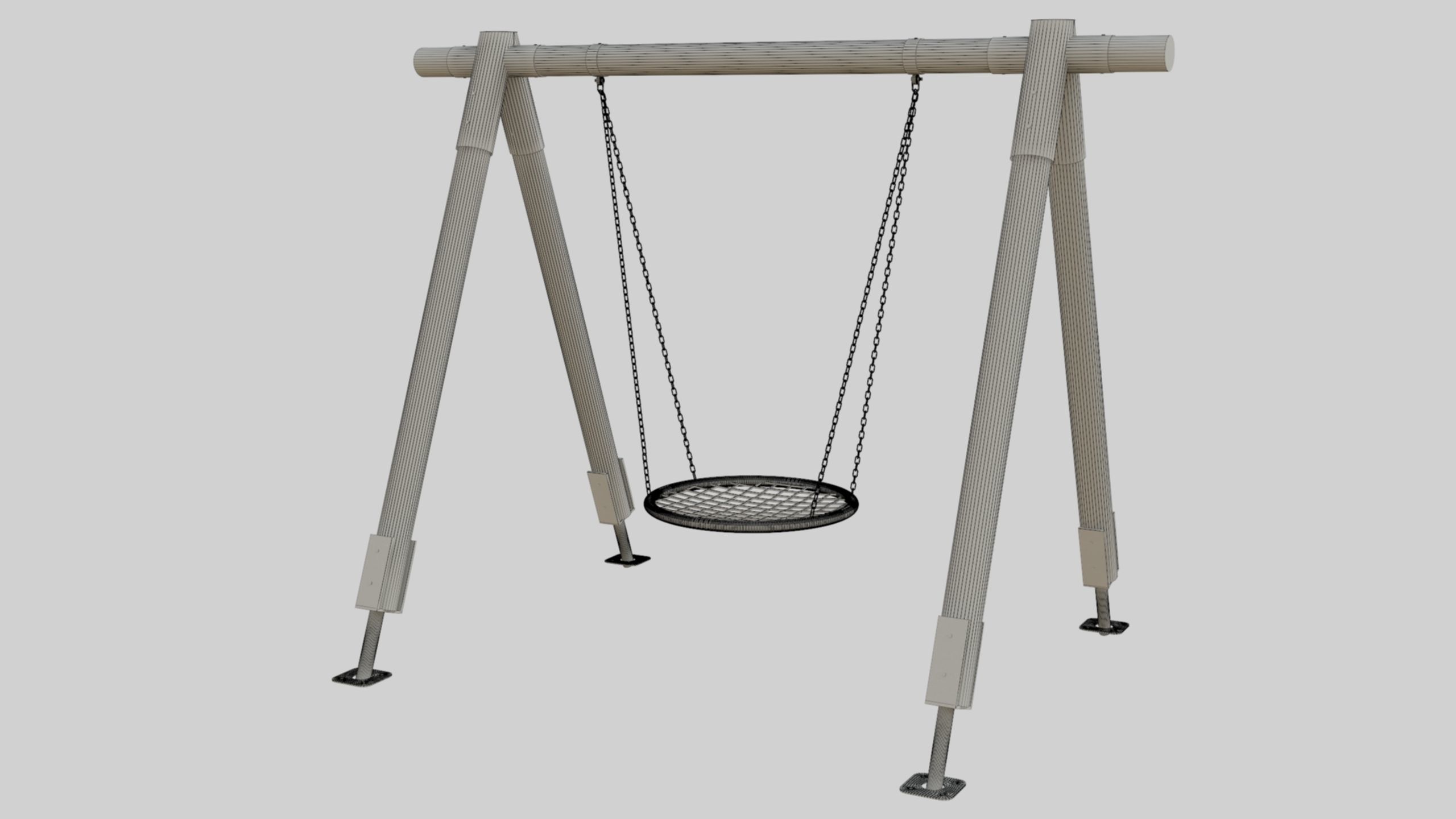 Playground Portal Swing - 01 3D model_31