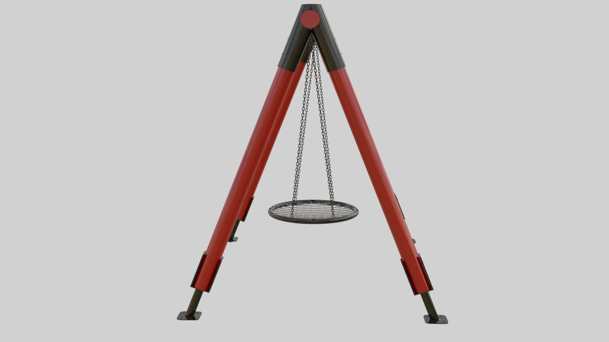Playground Portal Swing - 01 3D model_5