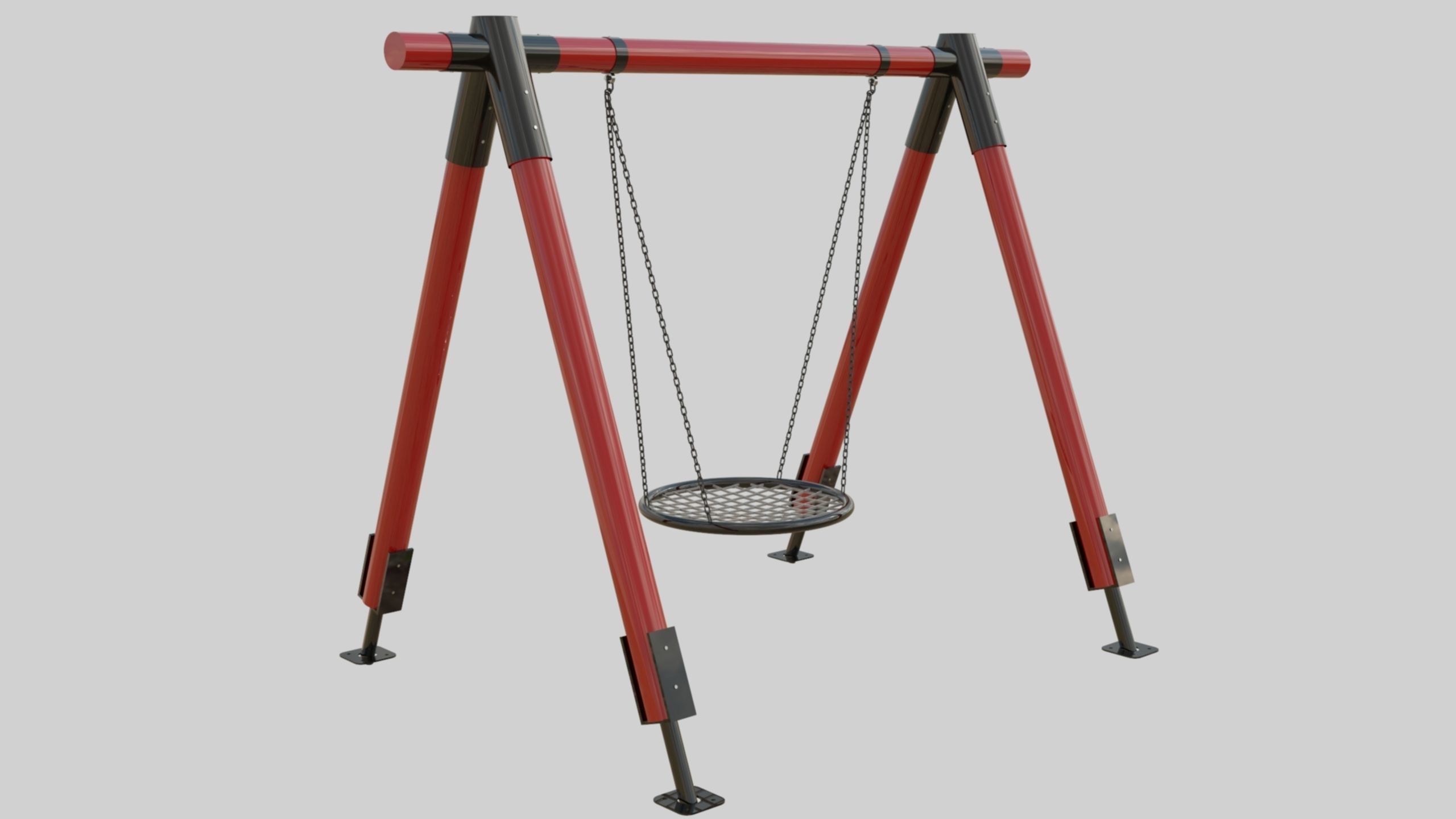 Playground Portal Swing - 01 3D model_19