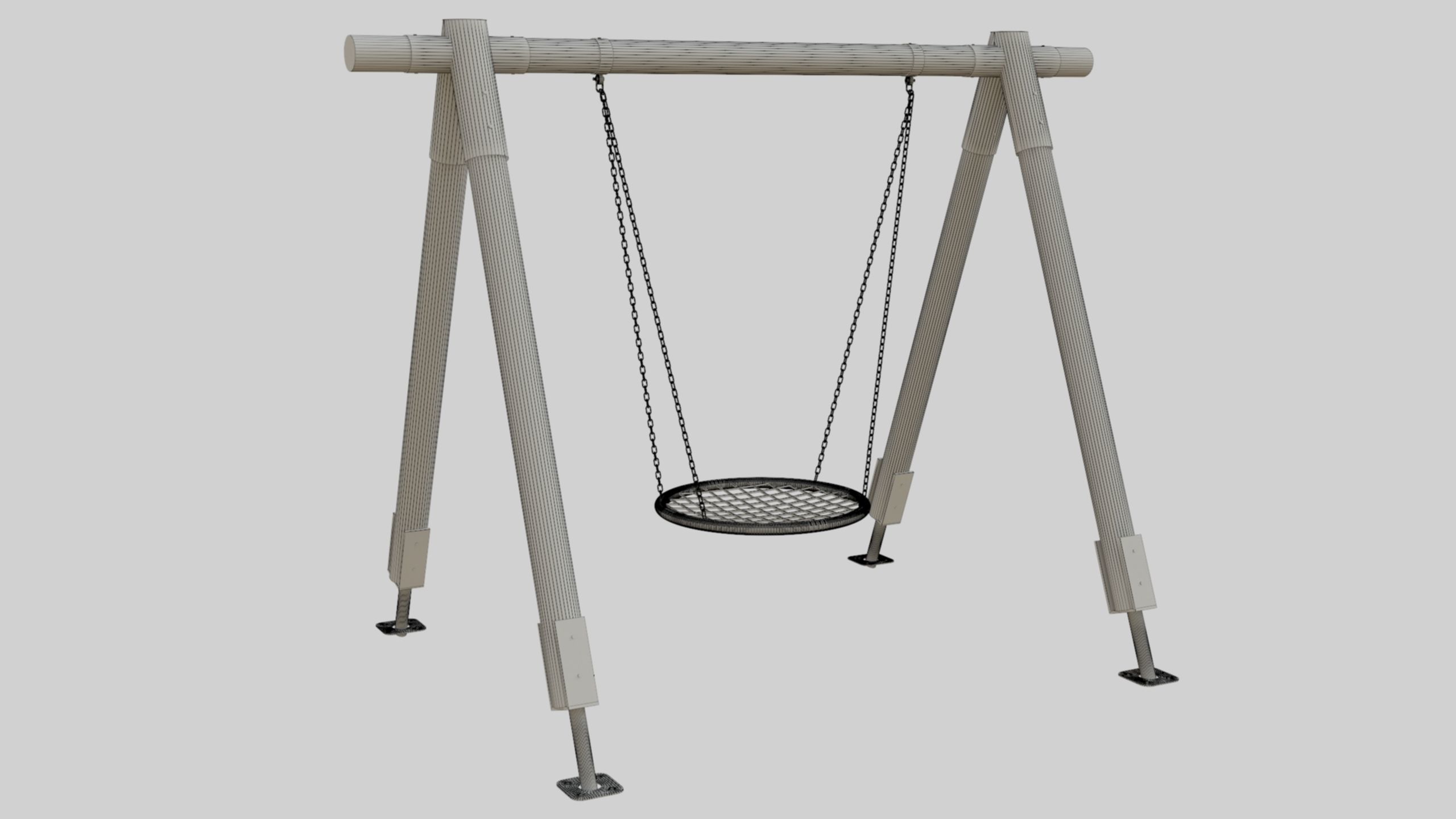 Playground Portal Swing - 01 3D model_41