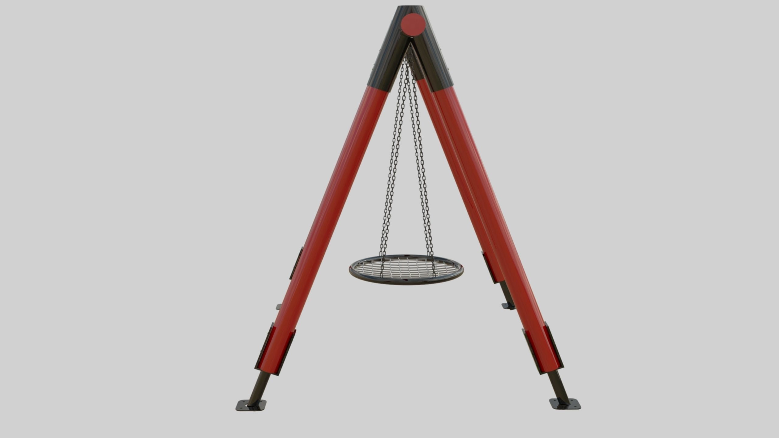 Playground Portal Swing - 01 3D model_14