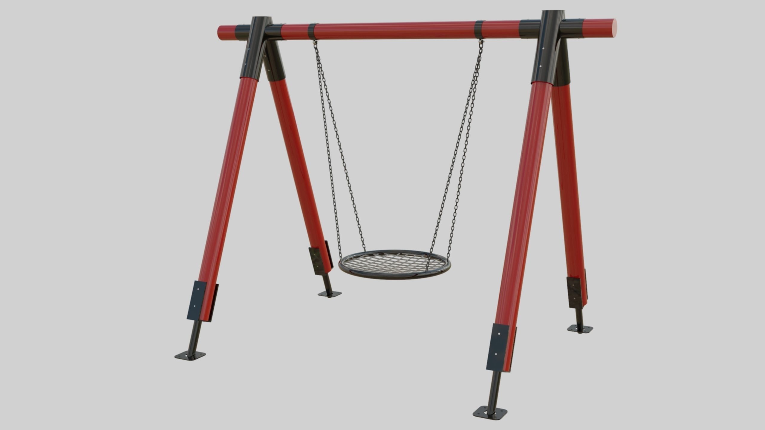 Playground Portal Swing - 01 3D model_16