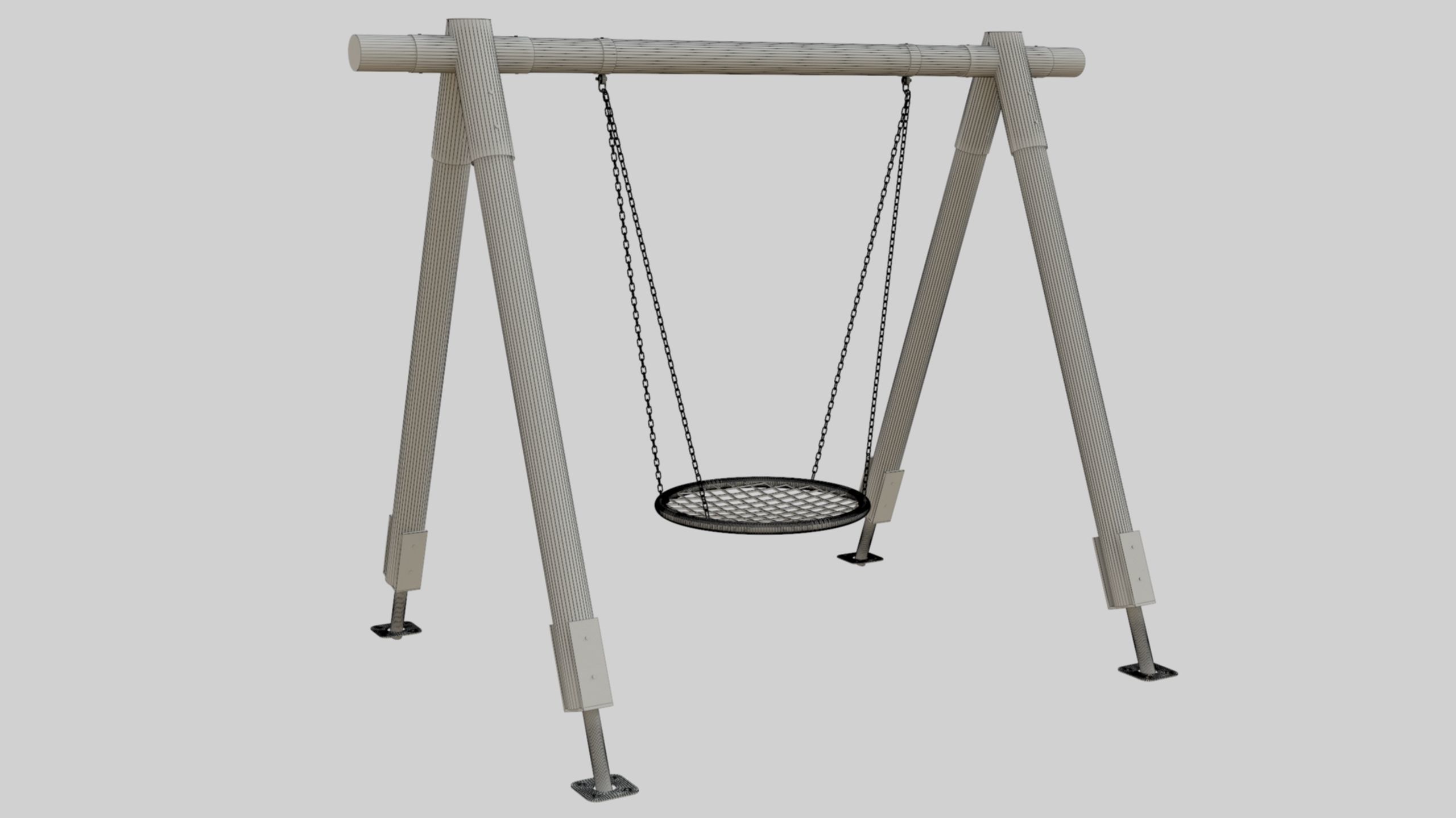 Playground Portal Swing - 01 3D model_47