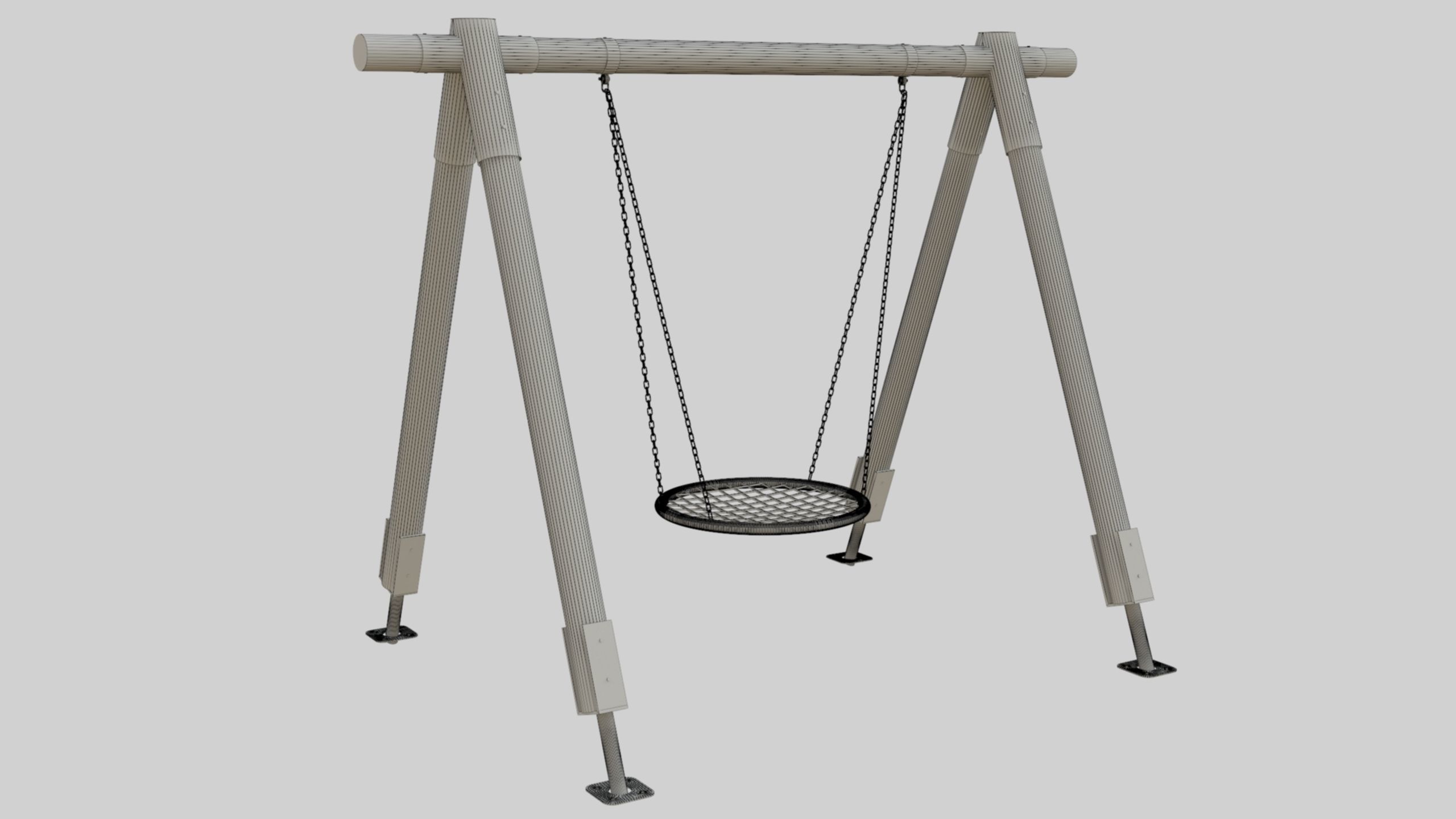 Playground Portal Swing - 01 3D model_27