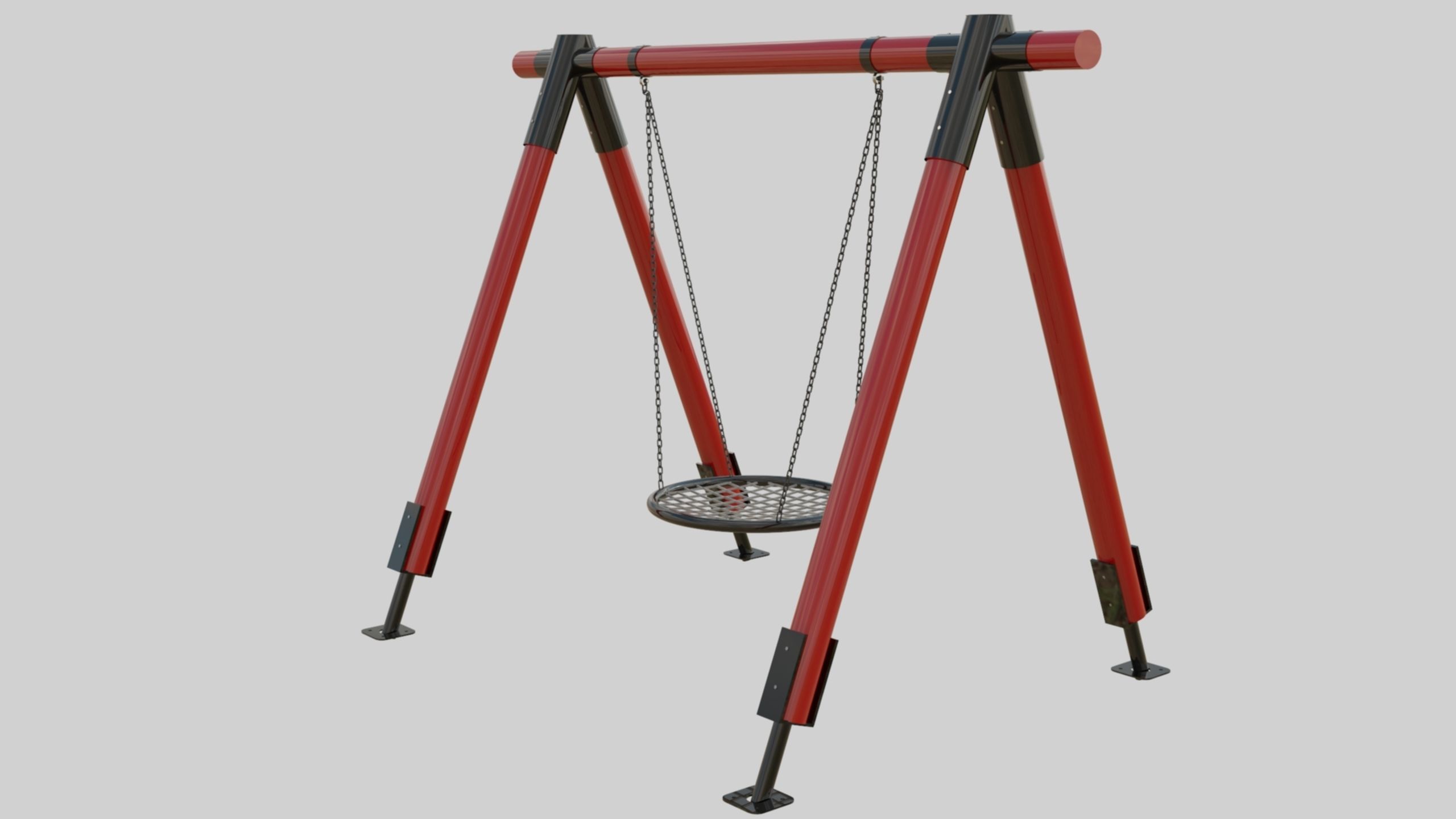 Playground Portal Swing - 01 3D model_9