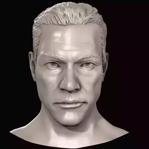 Jean Claude Van Damme head model