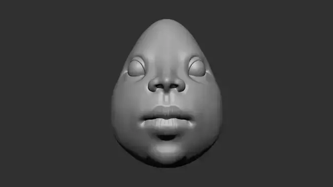 Eggface3d print Free 3D print model