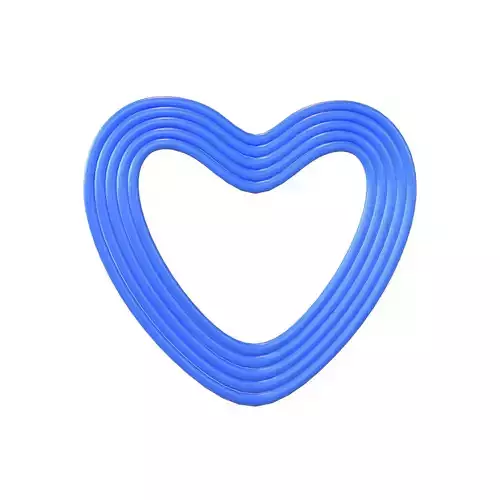 Line Heart Icon v1 005