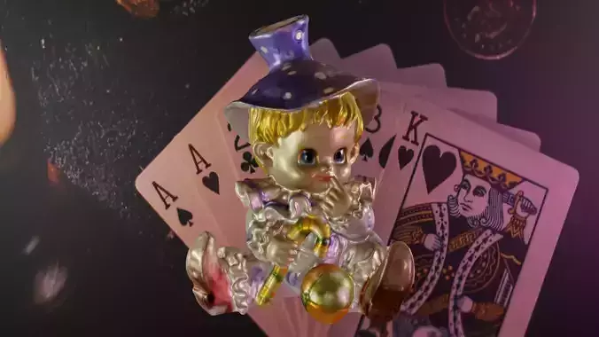 CARTE JOKER 3D print model