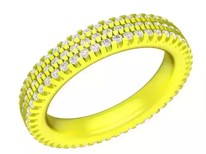 korean diamond women band  ring 4533