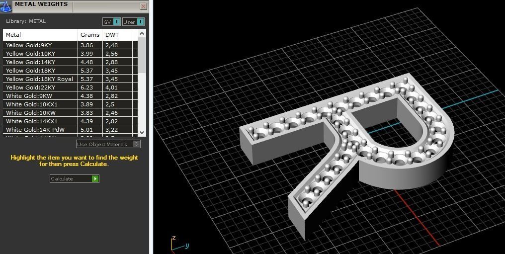 Letter R Model 2880 3D print model_8