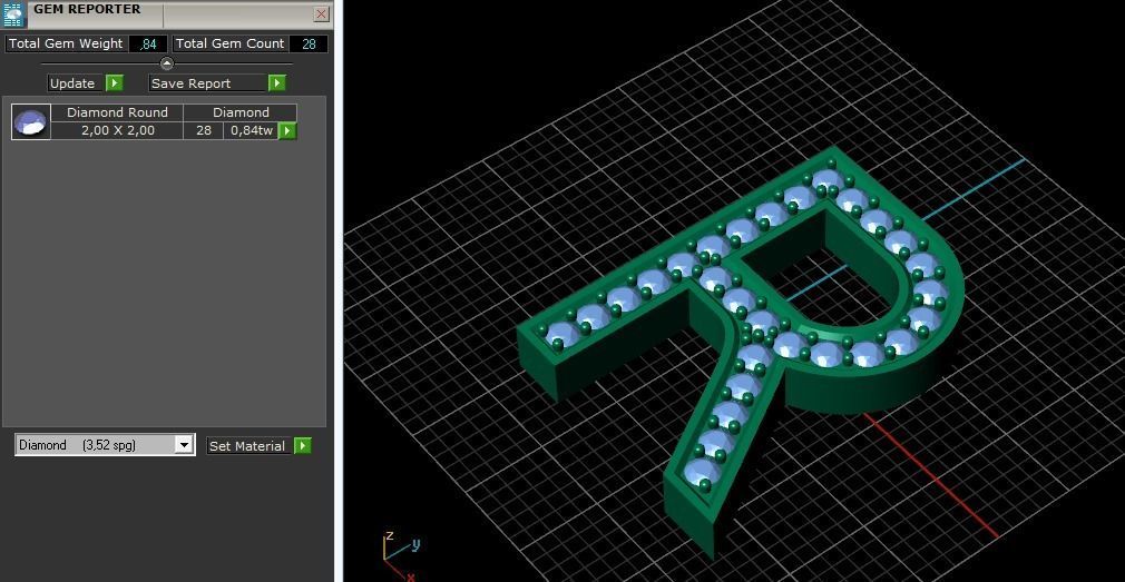 Letter R Model 2880 3D print model_9