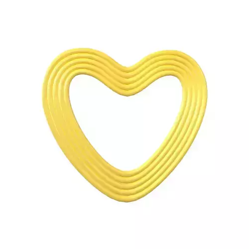 Line Heart Icon v1 010