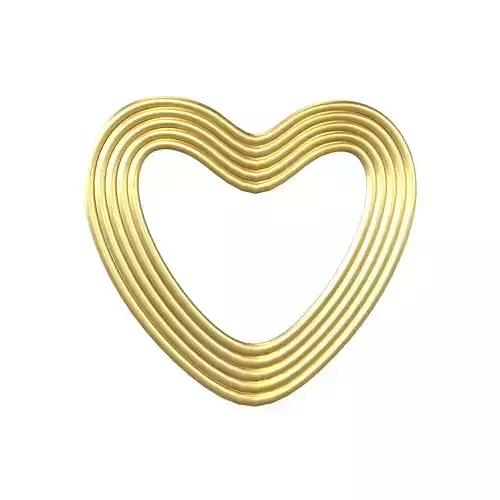 Line Heart Icon v1 011