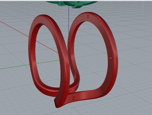 Ring with angels Model 2875 3D print model_6