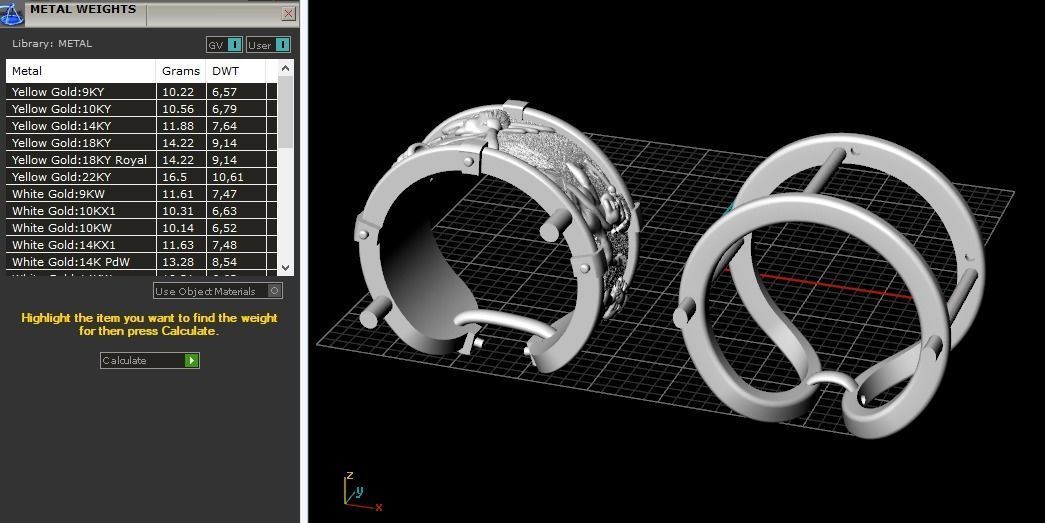 Ring with angels Model 2875 3D print model_9