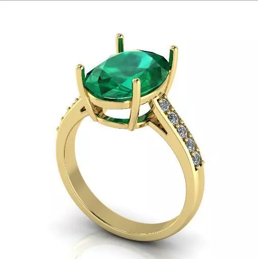 Soliter ring Model 2864 3D print model_0