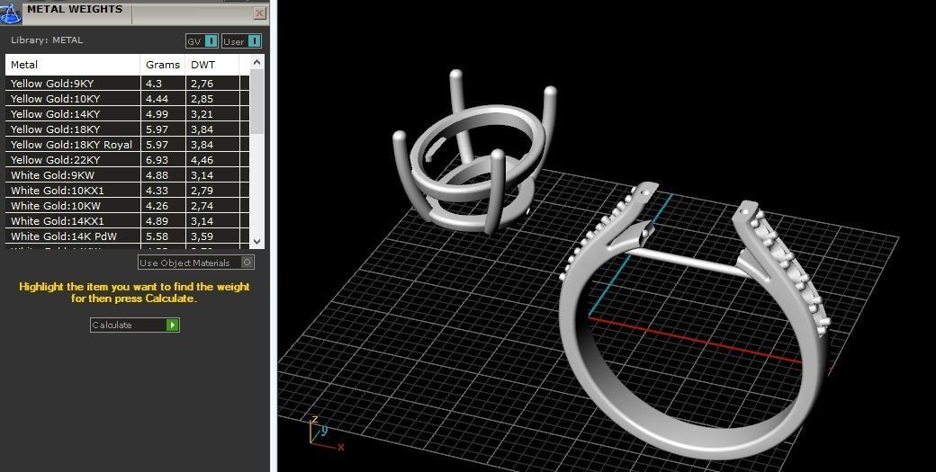 Soliter ring Model 2864 3D print model_8