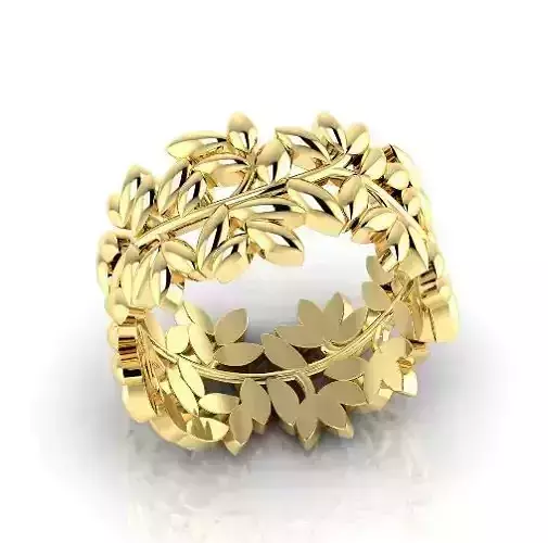 Ring olive leaf Model 2862