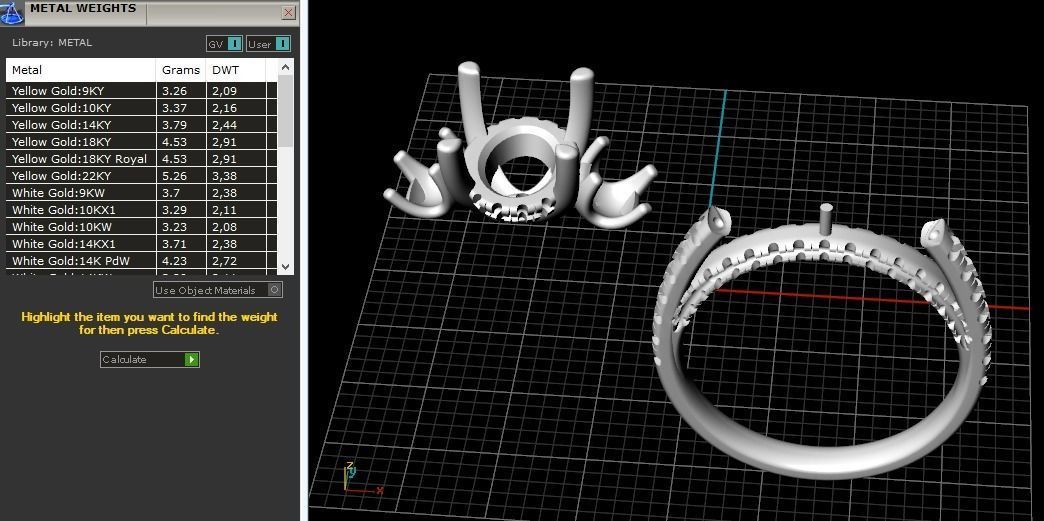 Beautiful ring Model 2859 3D print model_8