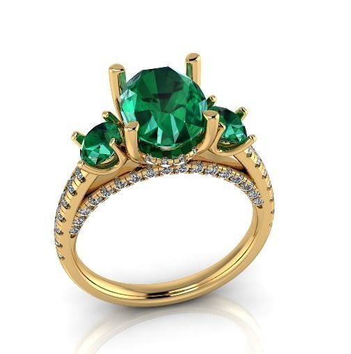Beautiful ring Model 2859 3D print model_1