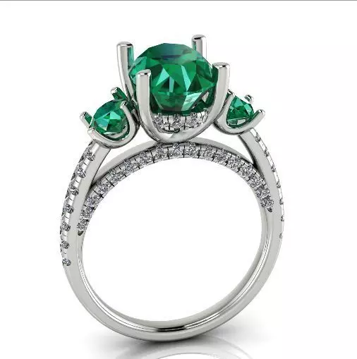 Beautiful ring Model 2859 3D print model_0