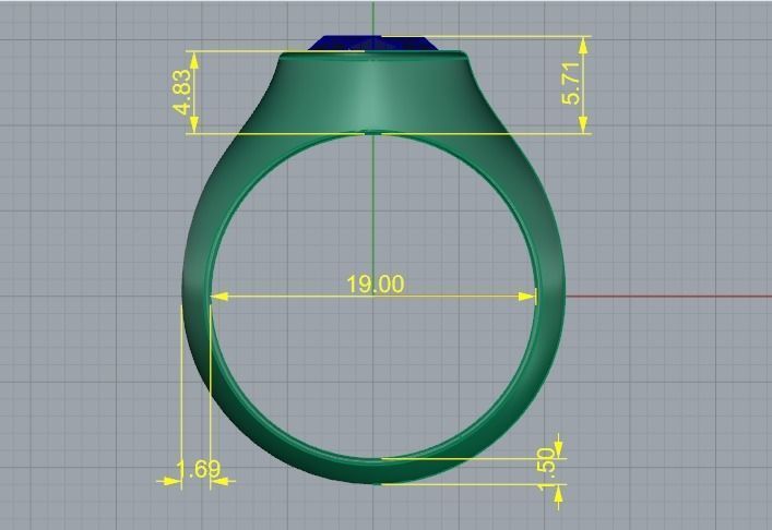 Man ring Model 2854 3D print model_6