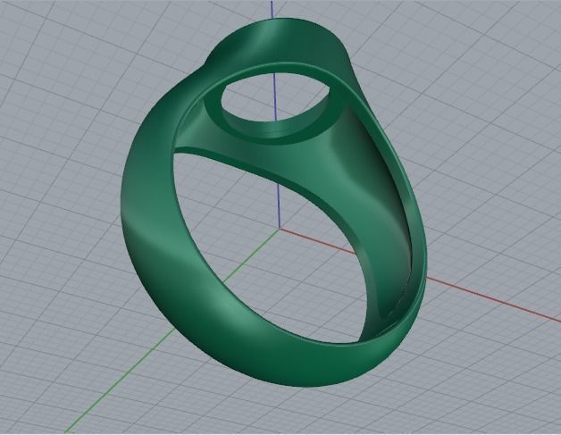 Man ring Model 2854 3D print model_5