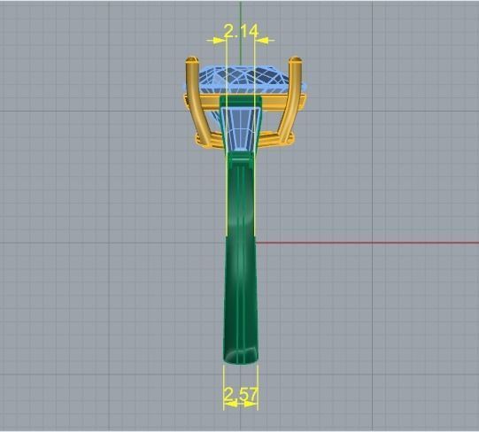 Soliter ring Model 2853 3D print model_7