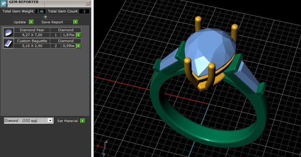 Soliter ring Model 2853 3D print model_8