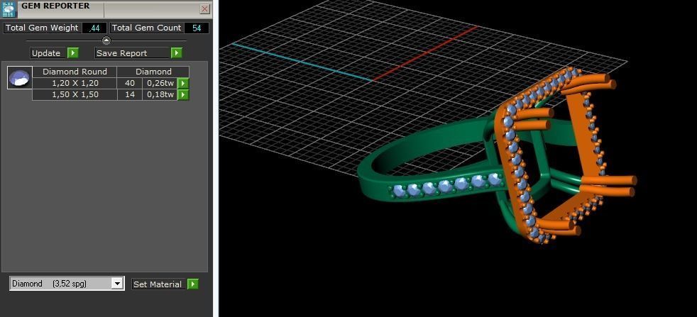 Wedding ring Model 2846 3D print model_12