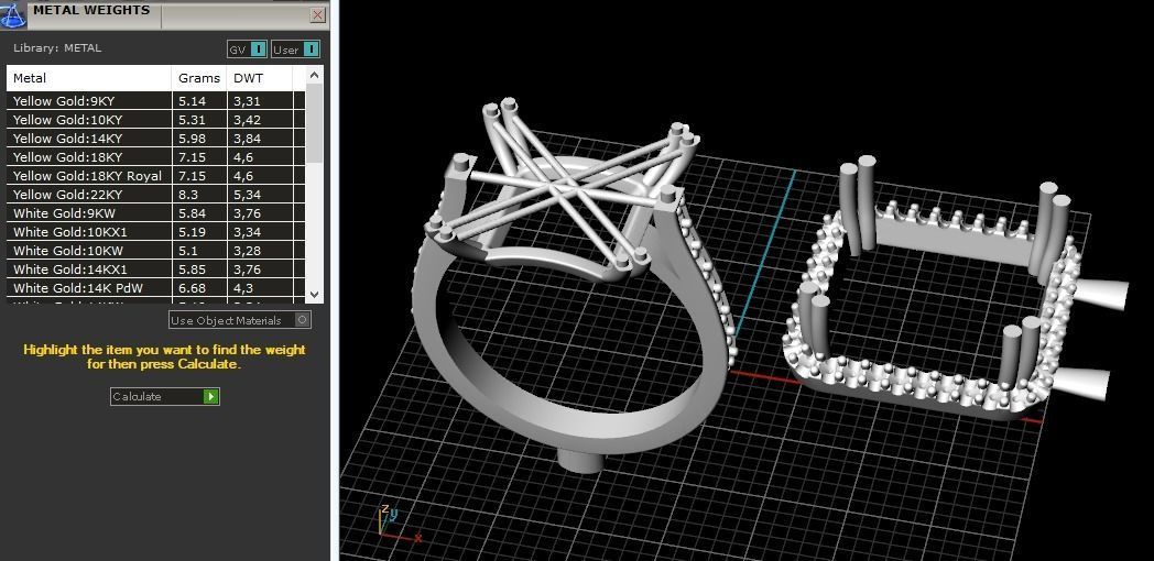 Wedding ring Model 2846 3D print model_11