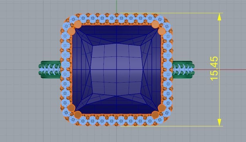 Wedding ring Model 2846 3D print model_8