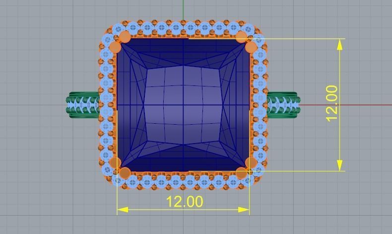 Wedding ring Model 2846 3D print model_10