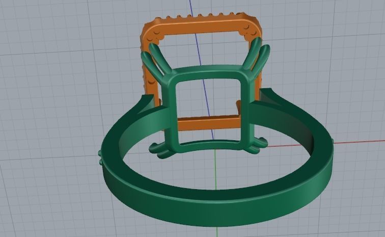 Wedding ring Model 2846 3D print model_4
