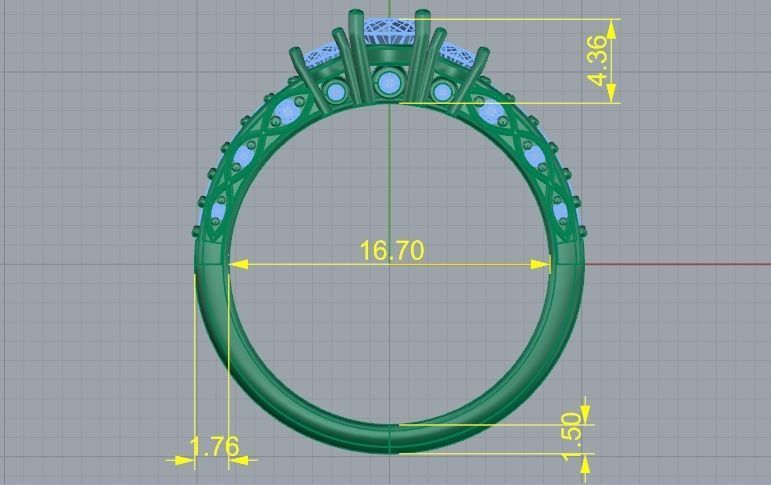 Ring Model 2844 3D print model_6
