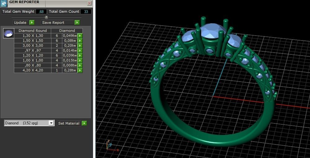Ring Model 2844 3D print model_9
