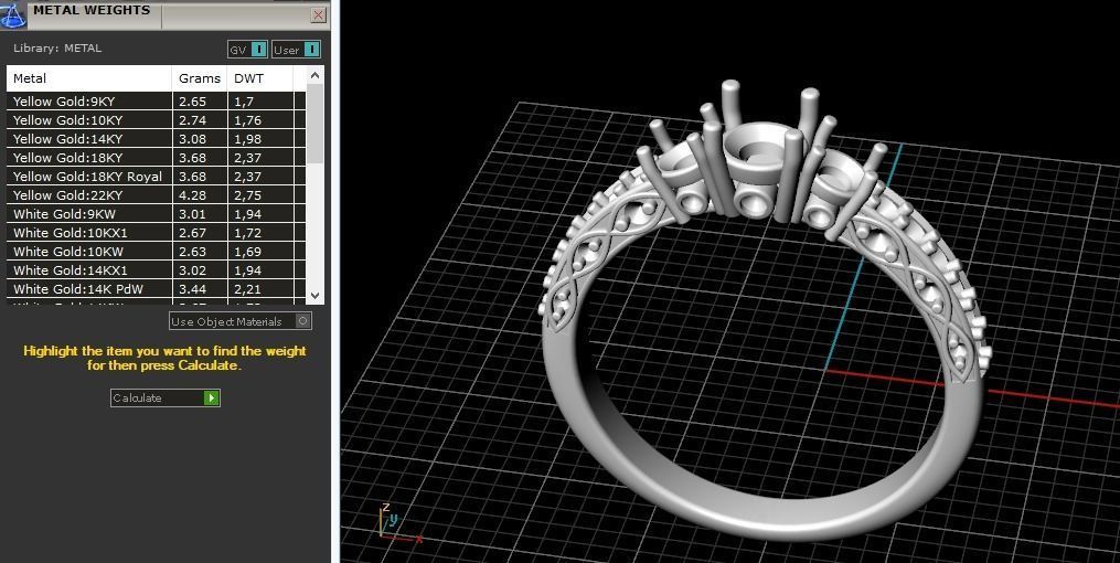 Ring Model 2844 3D print model_8