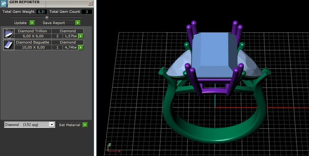 Soliter ring Model 2839 3D print model_9